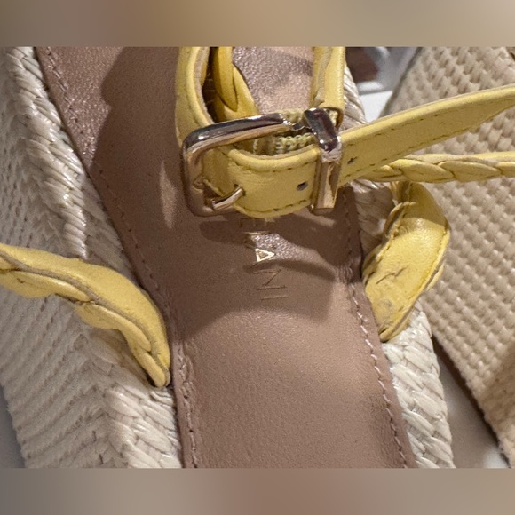 Antonio Melani Lorinna Leather Braided Platform Wedge Sandals Women’s Size 11 - Picture 5 of 7